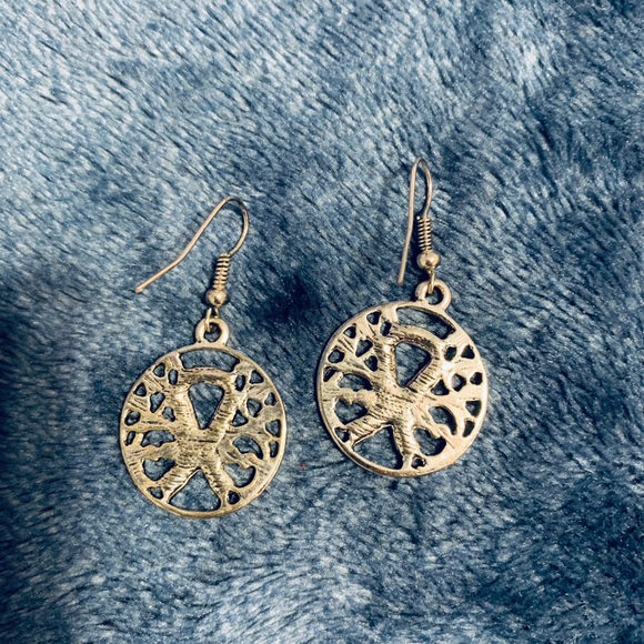 Pink ribbon cancer awareness earrings - Picture 2 of 2